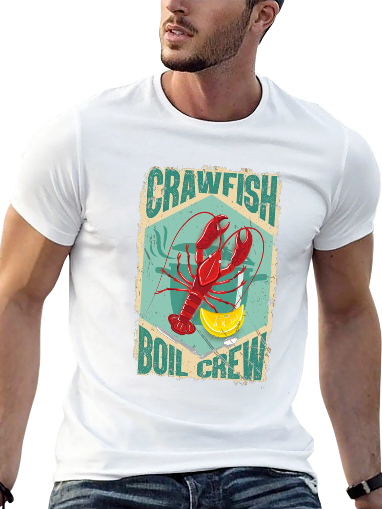 Crawfish Boil Crew Graphic T-Shirt