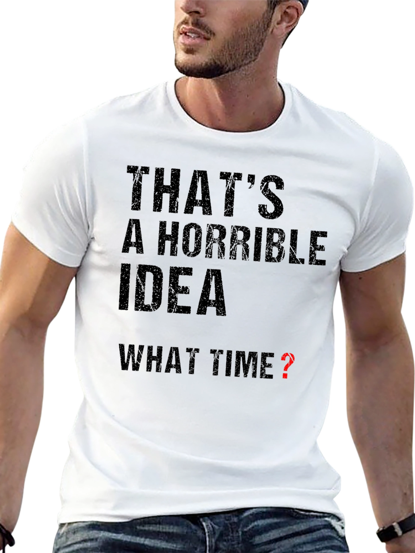 Horrible Idea - What Time? Graphic T-Shirt