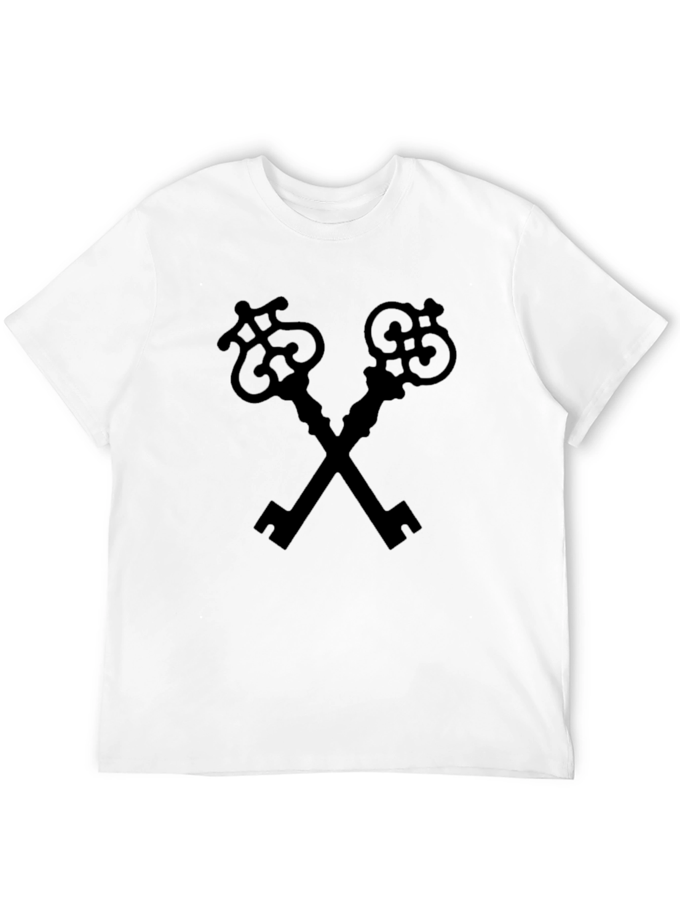 Crossed Keys Graphic Tee - Classic Style