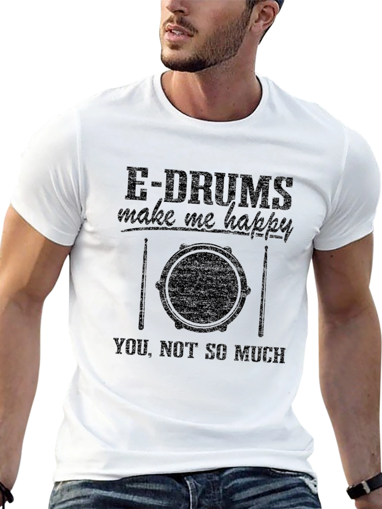 E-Drums Make Me Happy T-Shirt