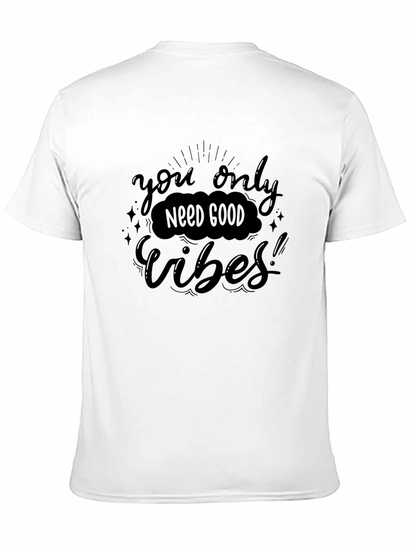 Good Vibes Only Graphic Tee - Premium Soft Cotton