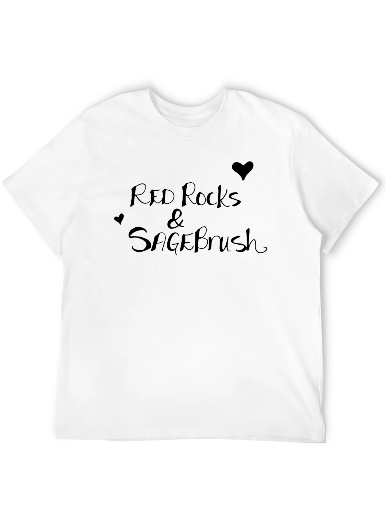 Red Rocks & Sagebrush Graphic Tee - Black