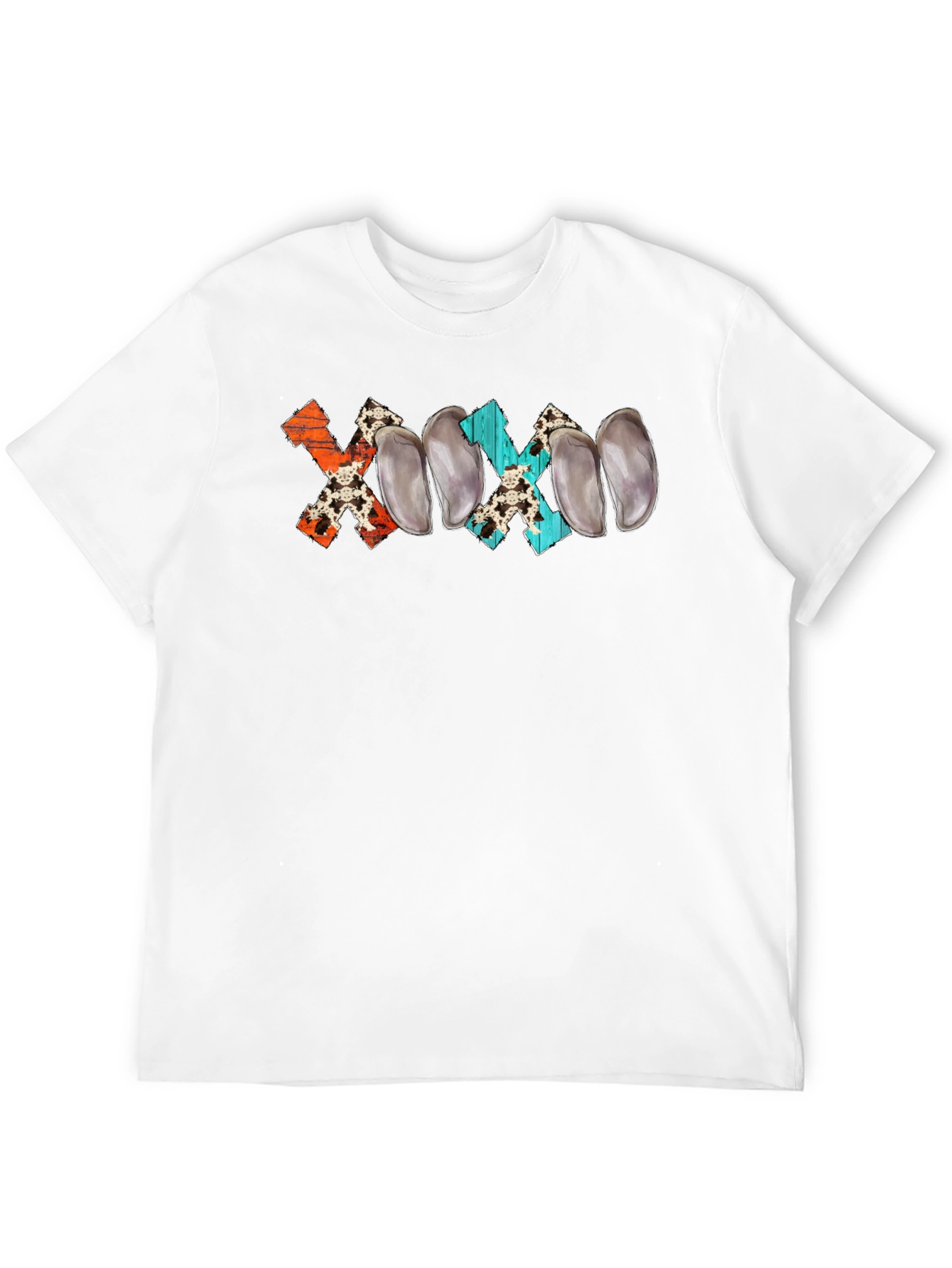 Novelty XOXO Black Graphic Tee