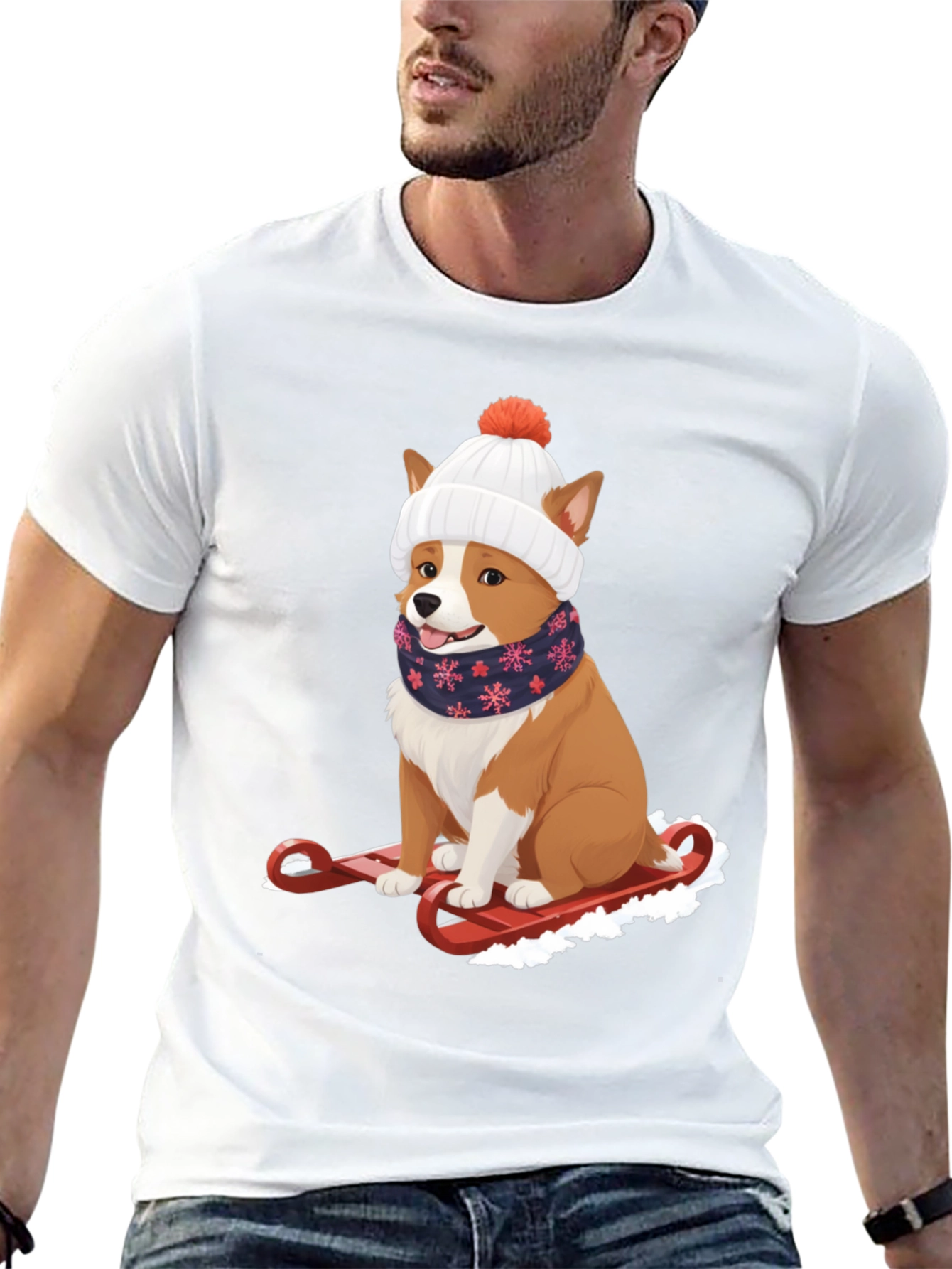 Dog Sledding Winter T-Shirt