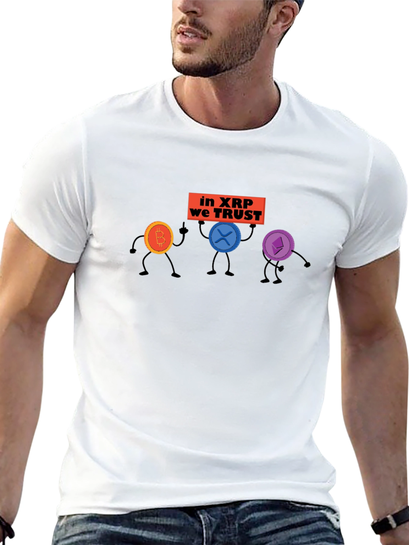 XRP Trust Crypto Tee - Bitcoin Ethereum XRP