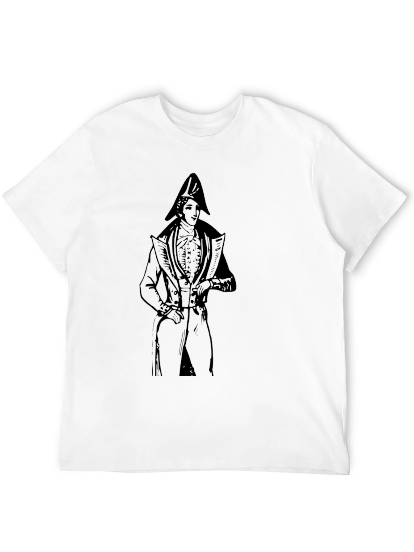 Napoleon Graphic Print Tee - Classic Black Cotton T-Shirt
