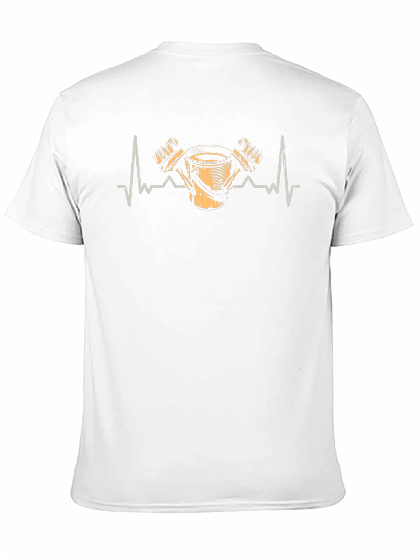 Painters Heartbeat Black T-Shirt