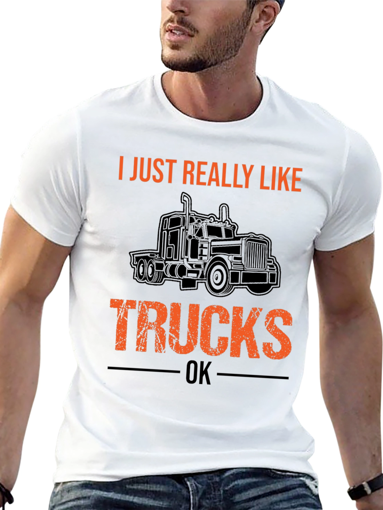 I Just Really Like Trucks Mens T-Shirt