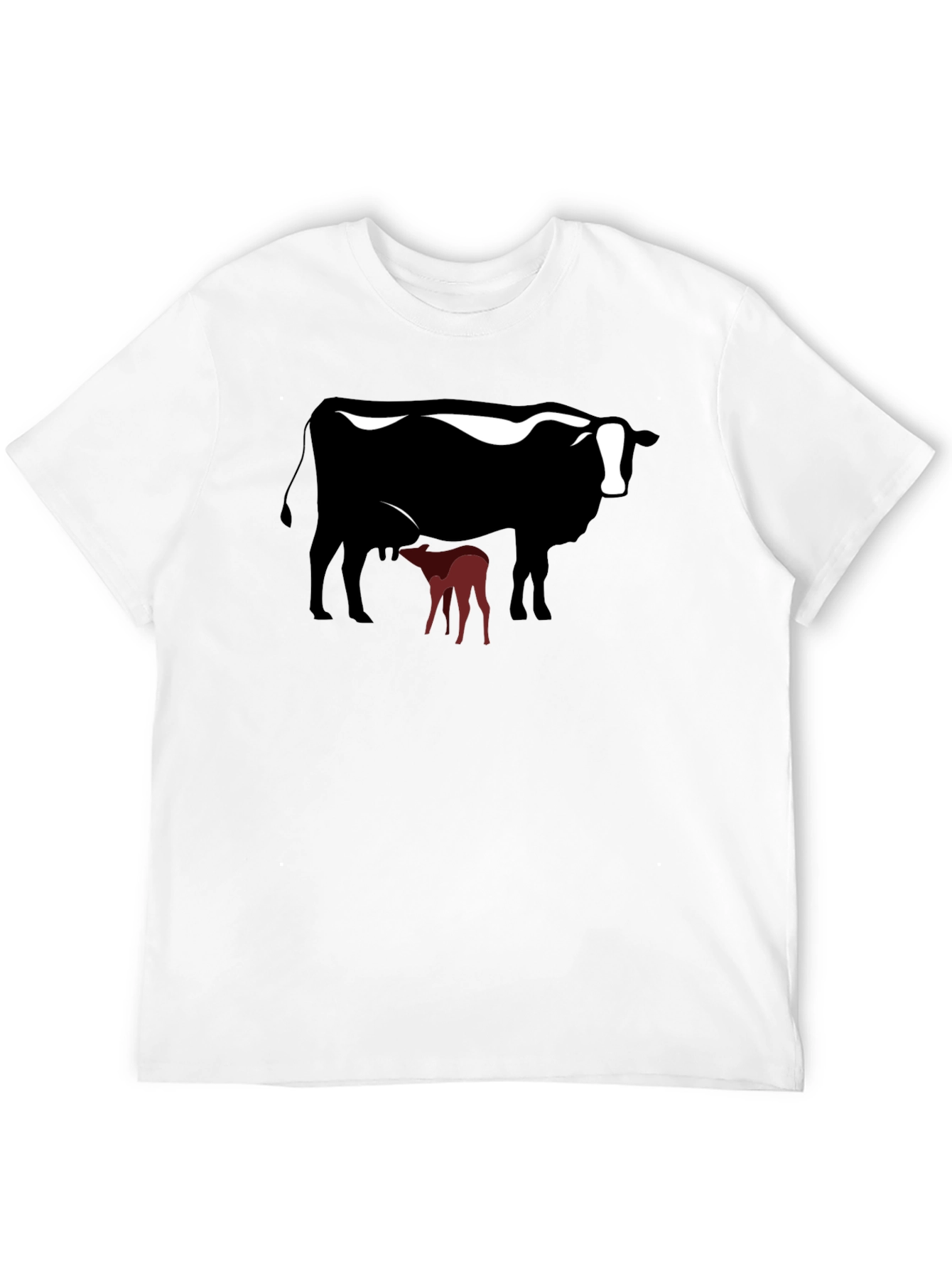 Cow and Calf Graphic T-Shirt