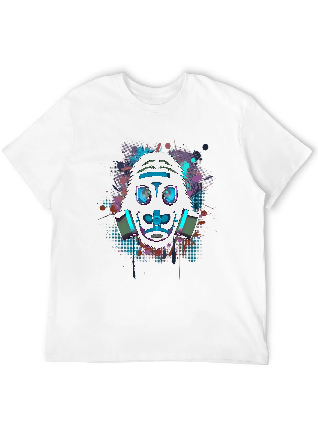 Gas Mask Yeti Graphic Tee - Cool Streetwear Style