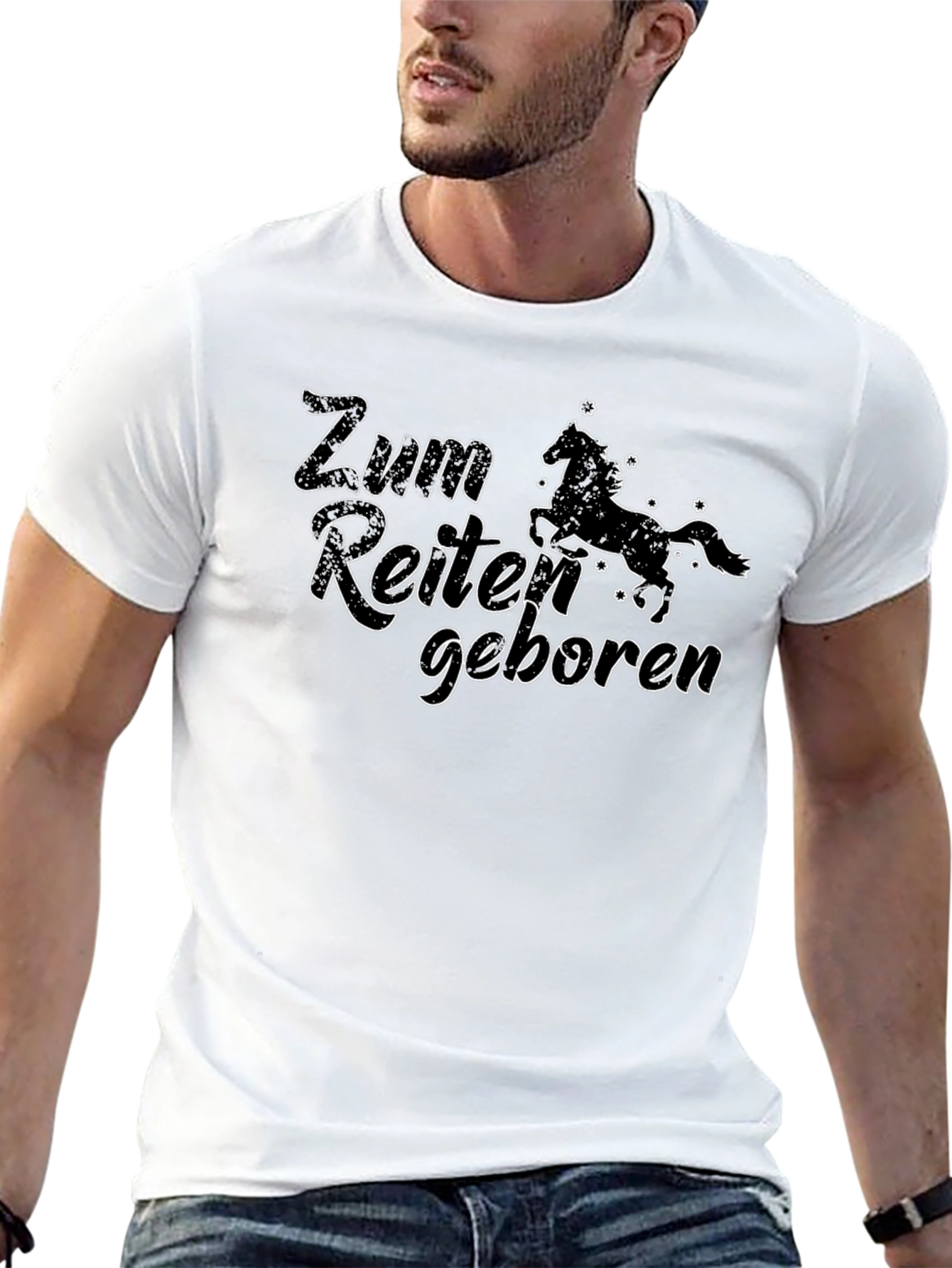 Zum Reiten Geboren Horse T-Shirt