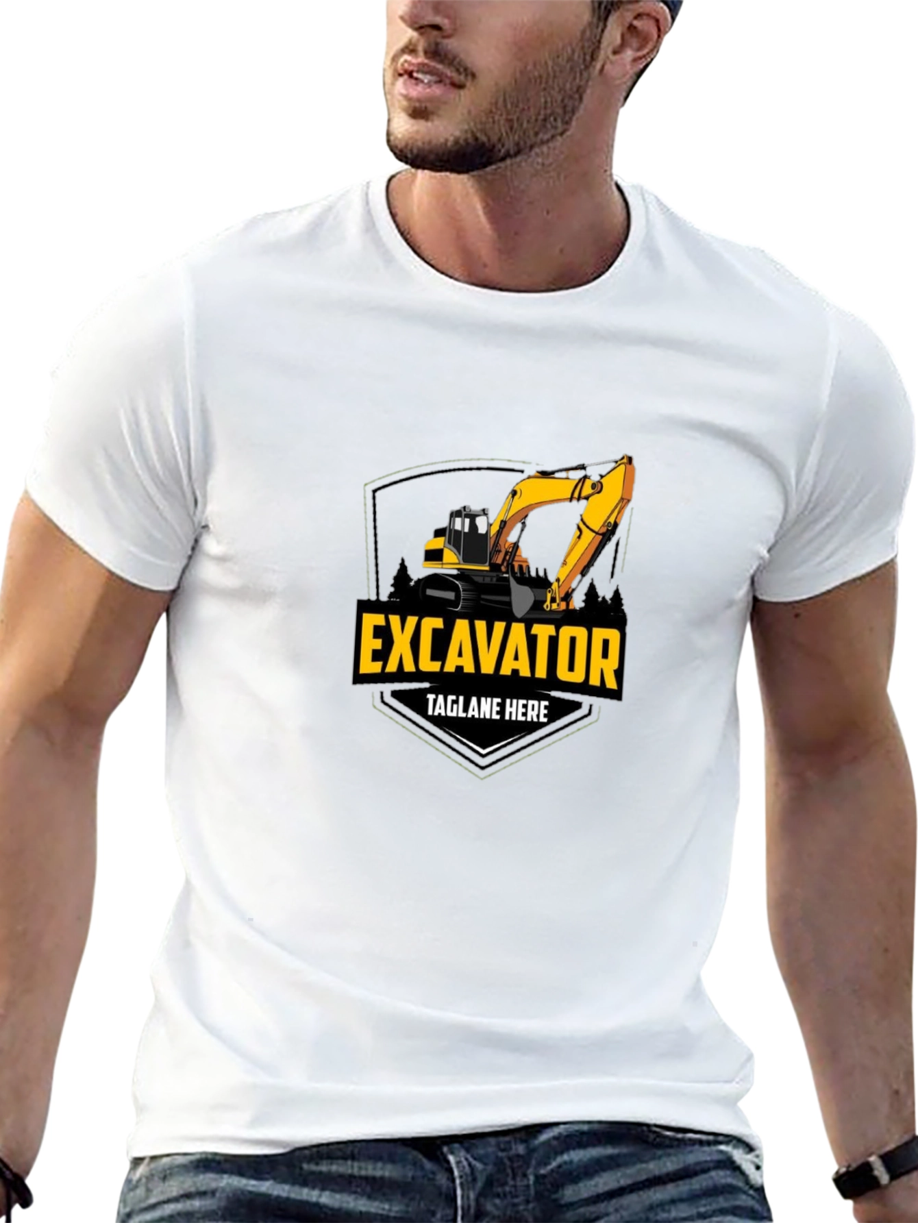 Excavator T-Shirt - Construction Vehicle Tee