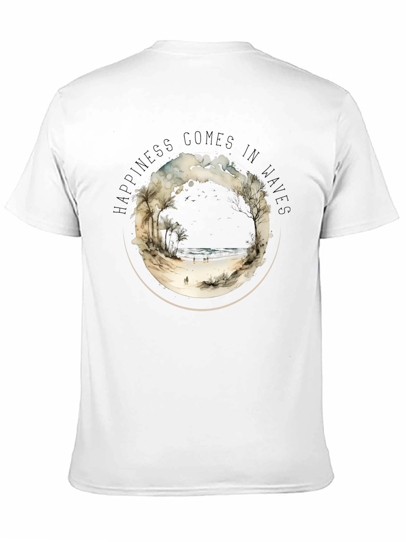 Happiness in Waves Graphic Tee