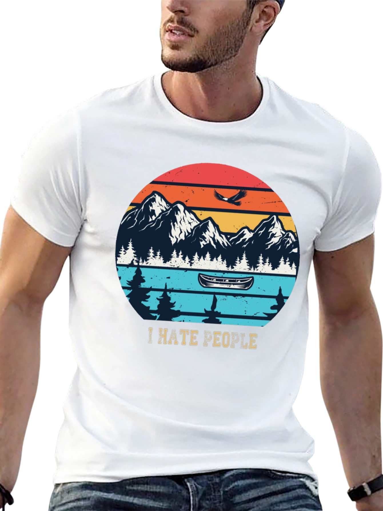 I Hate People Nature T-Shirt