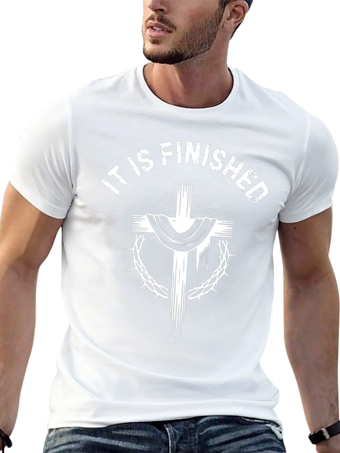 It Is Finished Graphic Tee - Christian T-Shirt