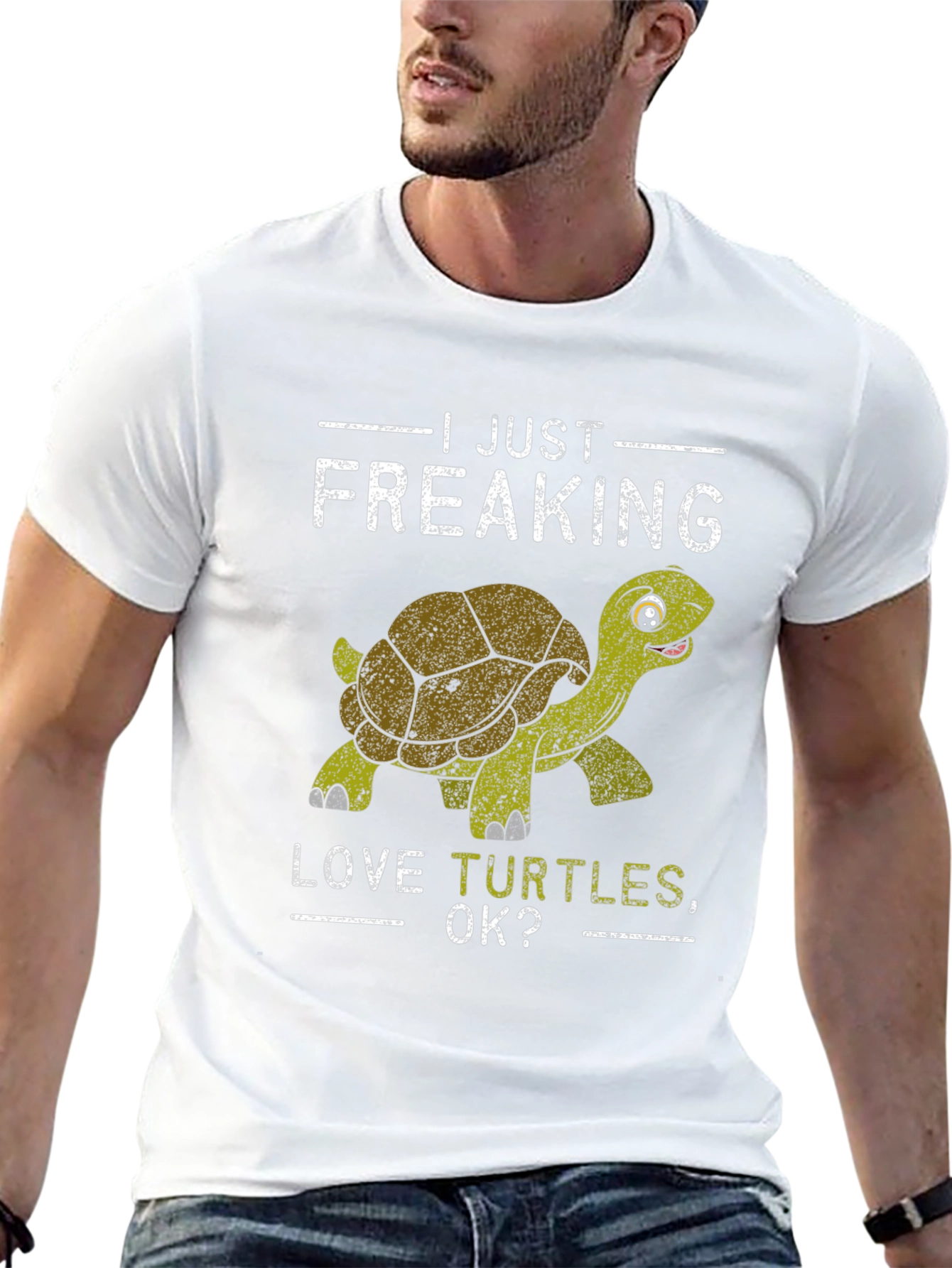 I Just Freaking Love Turtles OK? T-Shirt