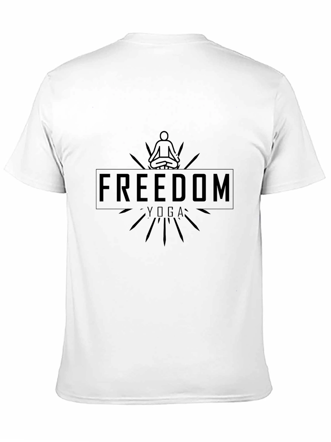 Freedom Yoga Graphic Print Tee