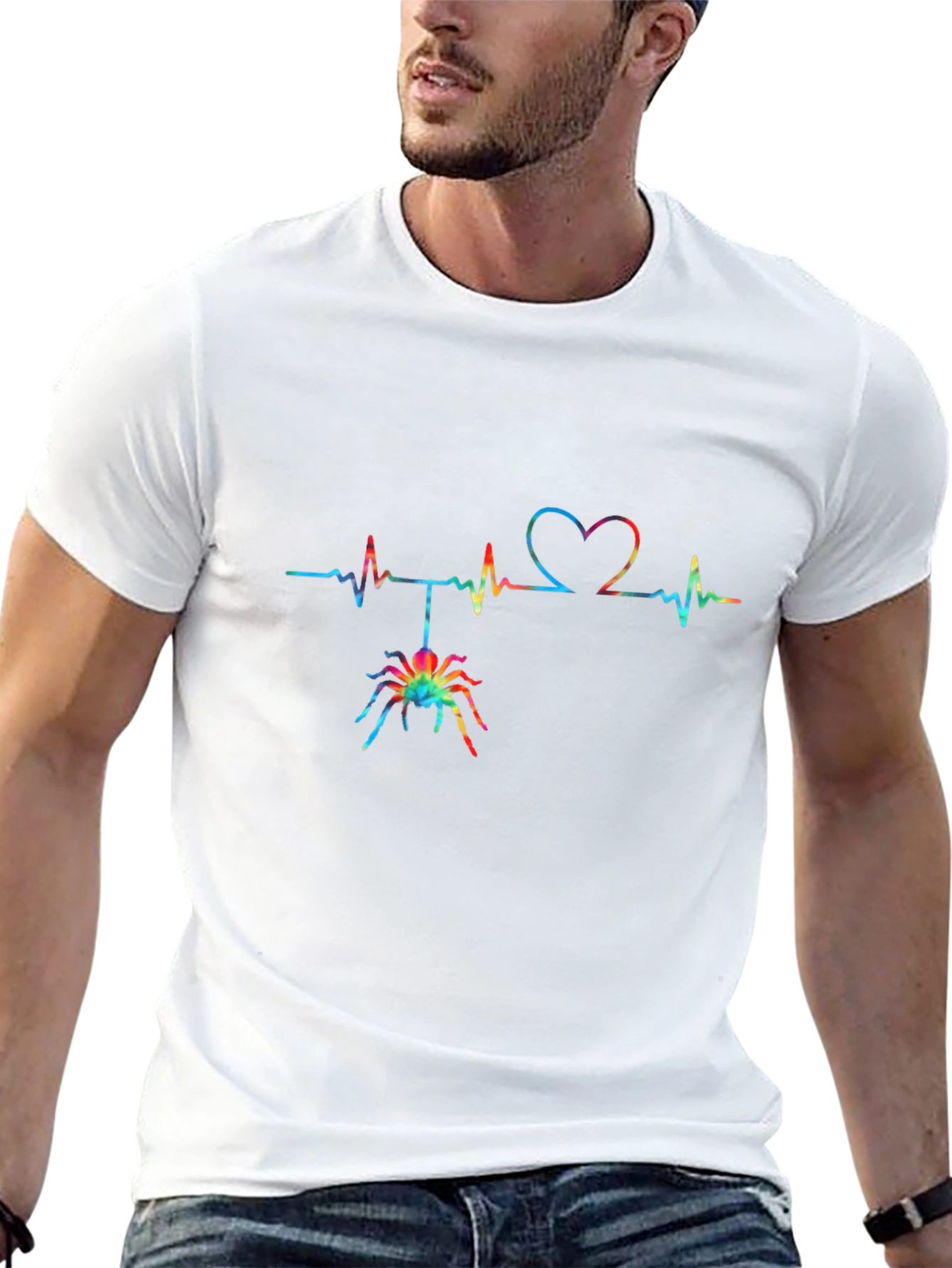 Spider Heartbeat T-Shirt - Unique Design