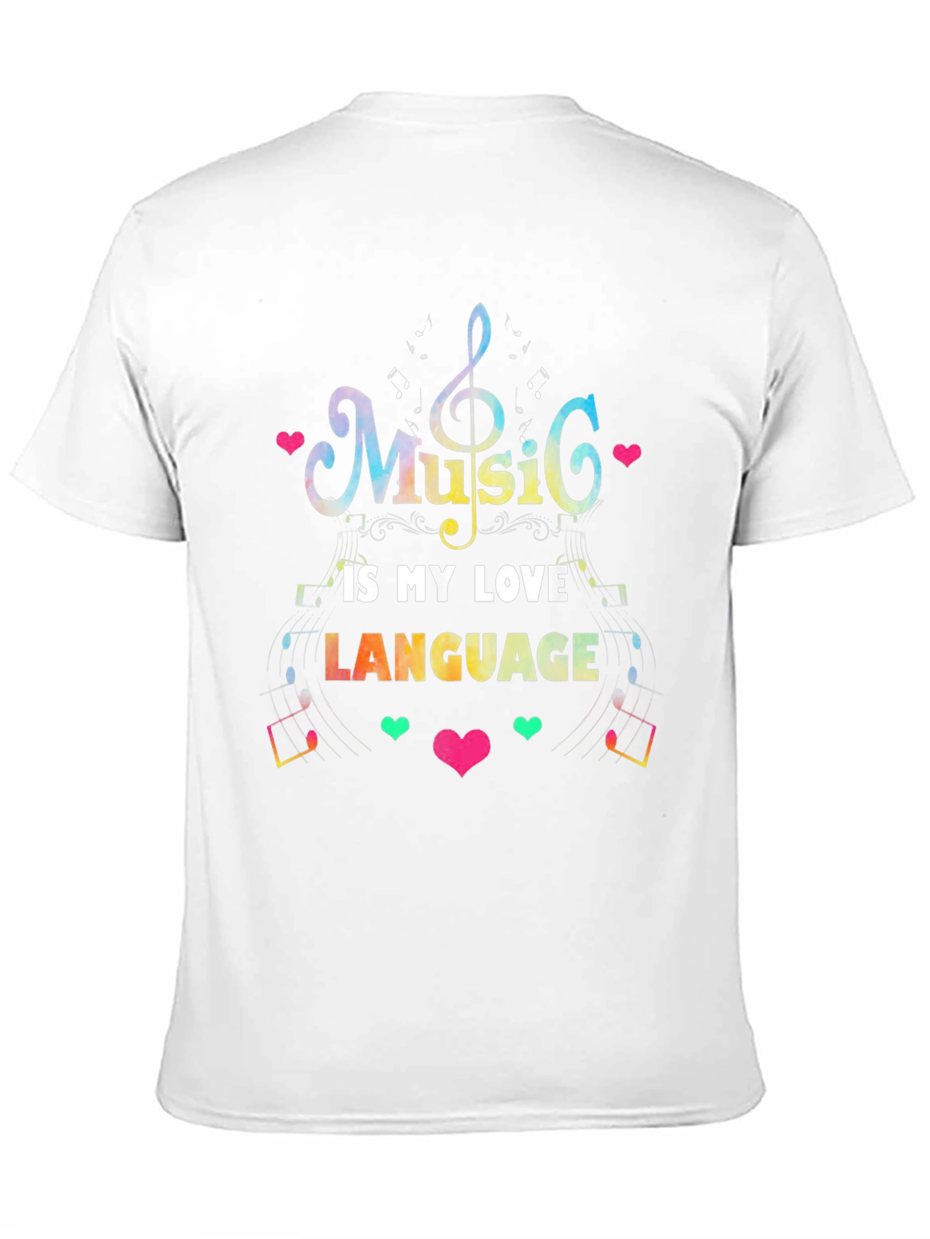Music is My Love Language Graphic T-Shirt