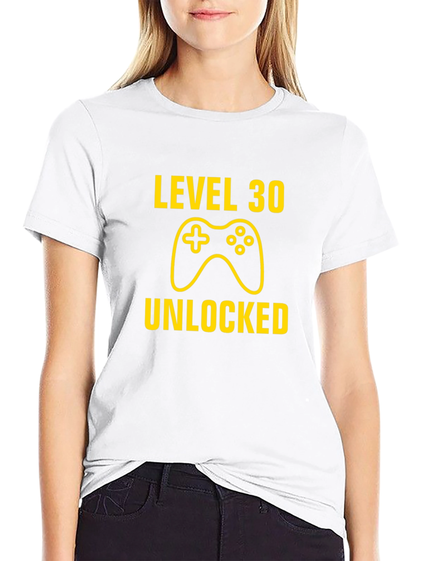 Level 30 Unlocked Graphic Tee - Gamer Birthday Shirt