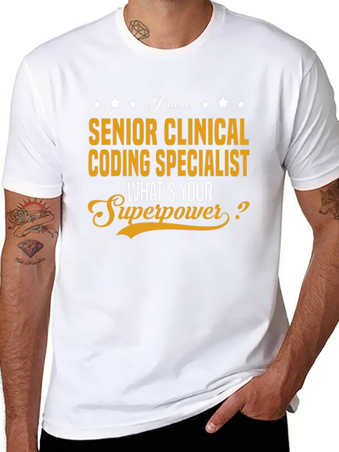 Senior Clinical Coding Specialist Superpower T-Shirt