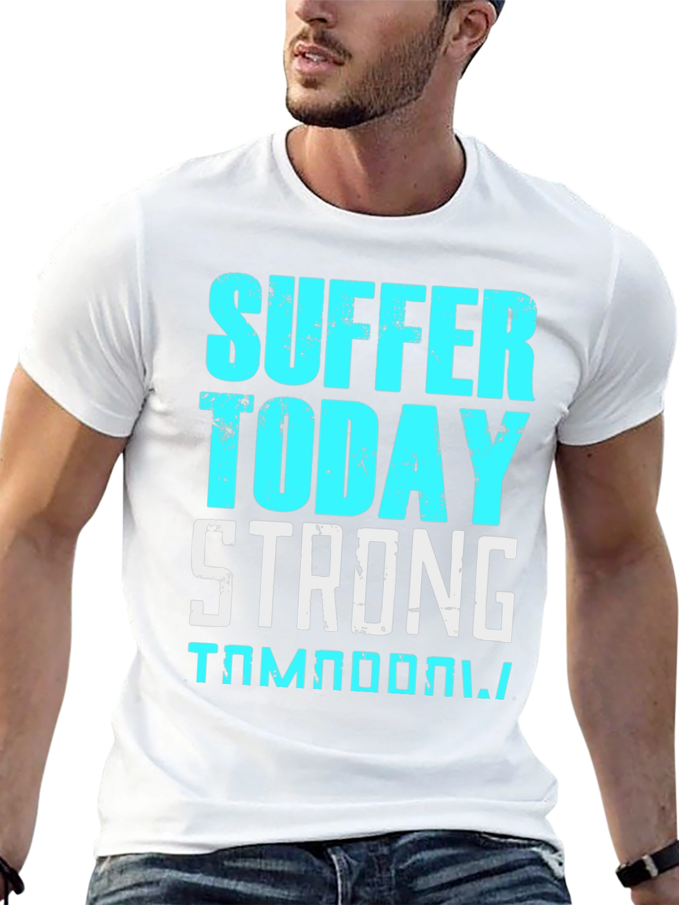 Suffer Today Strong T-Shirt Black Cotton