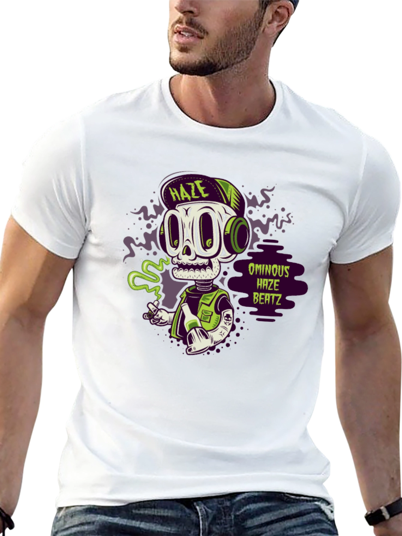 Ominous Haze Beatz Graphic T-Shirt
