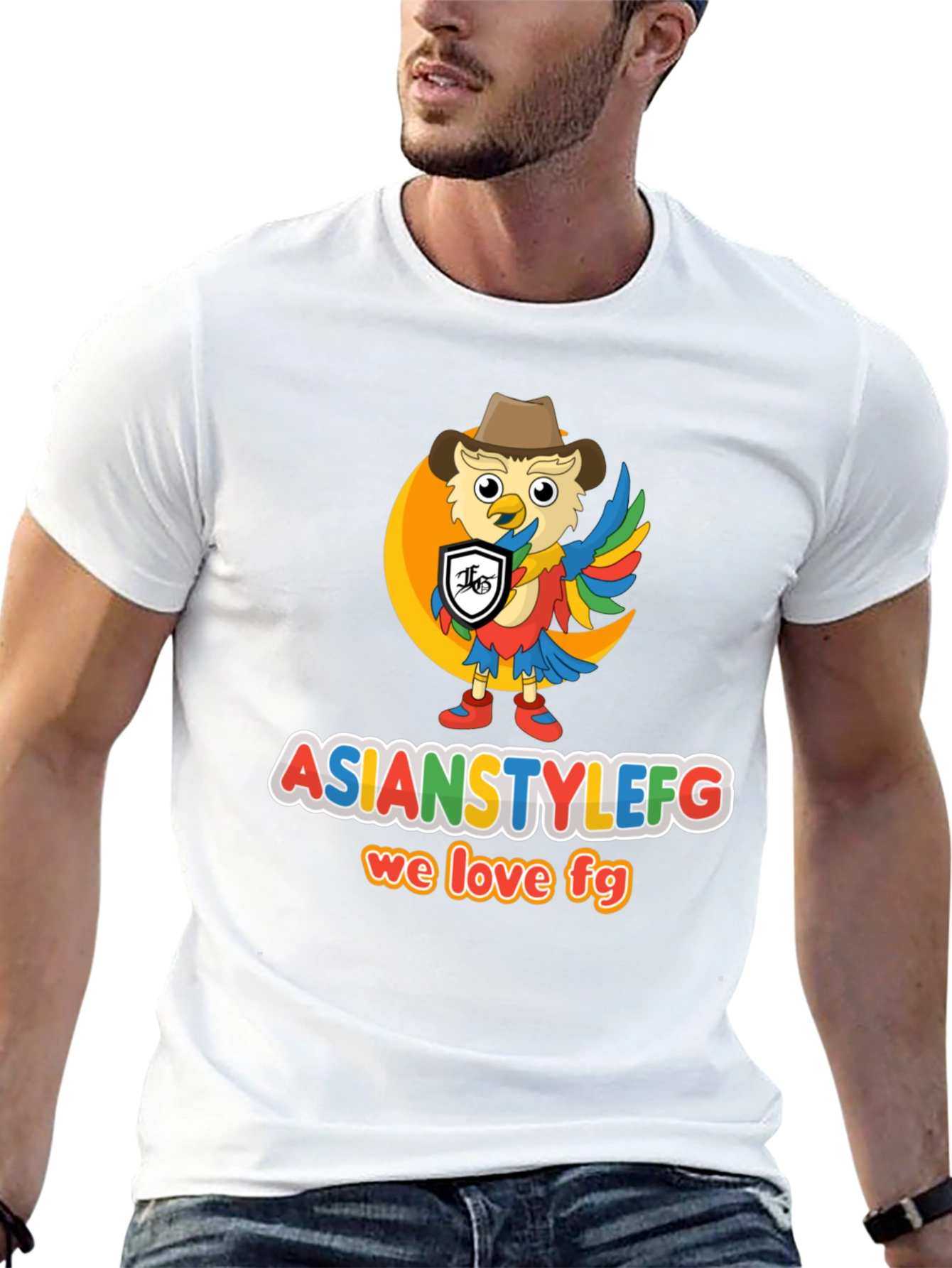 Fun Owl Cartoon T-Shirt - Asianstylefg Love FG!