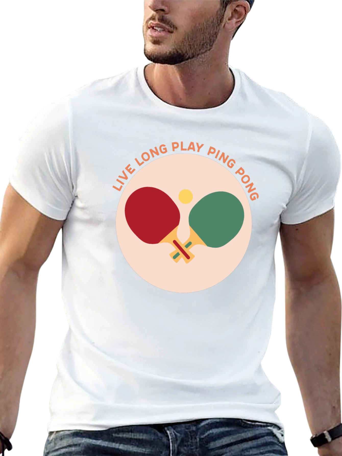 Ping Pong T-Shirt: Live Long & Play!