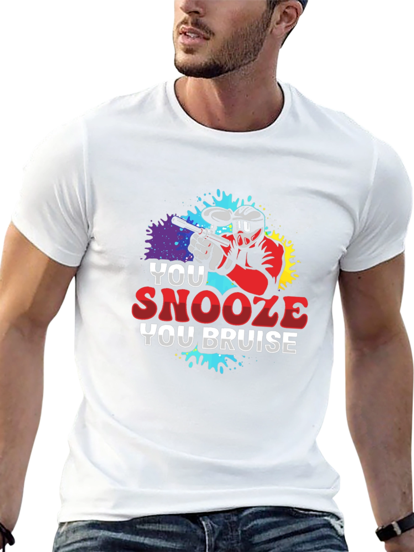 You Snooze You Bruise Paintball T-Shirt