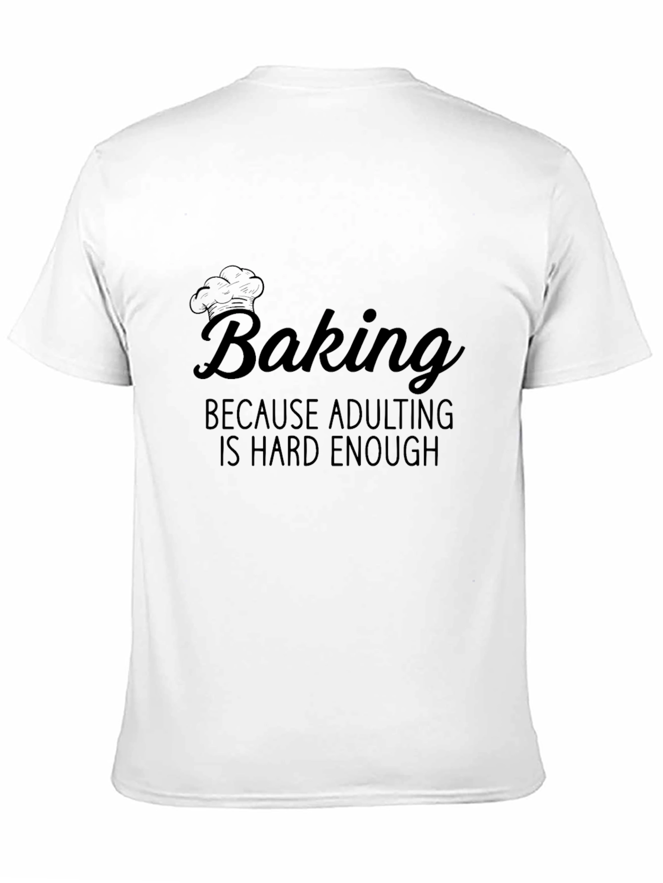 Baking Adulting Funny Graphic T-Shirt