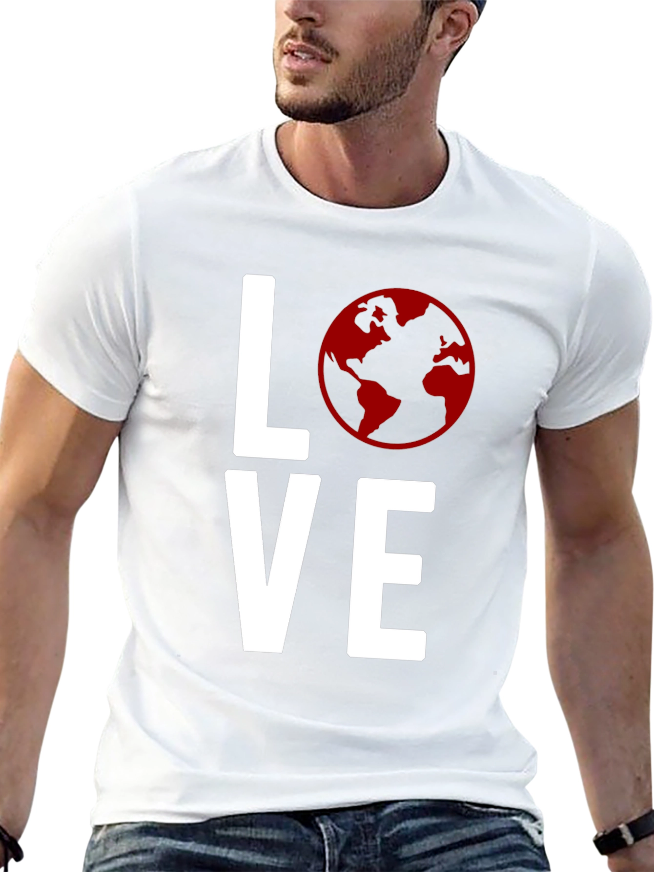 Love Earth Graphic Tee - Eco-Friendly Design