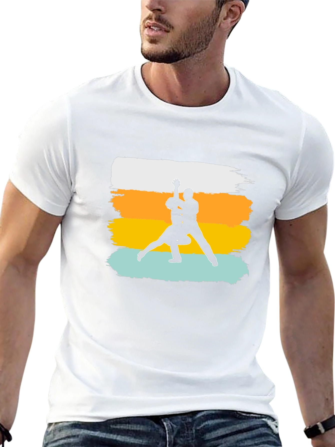 Dancing Silhouette T-Shirt: Stylish Graphic Tee