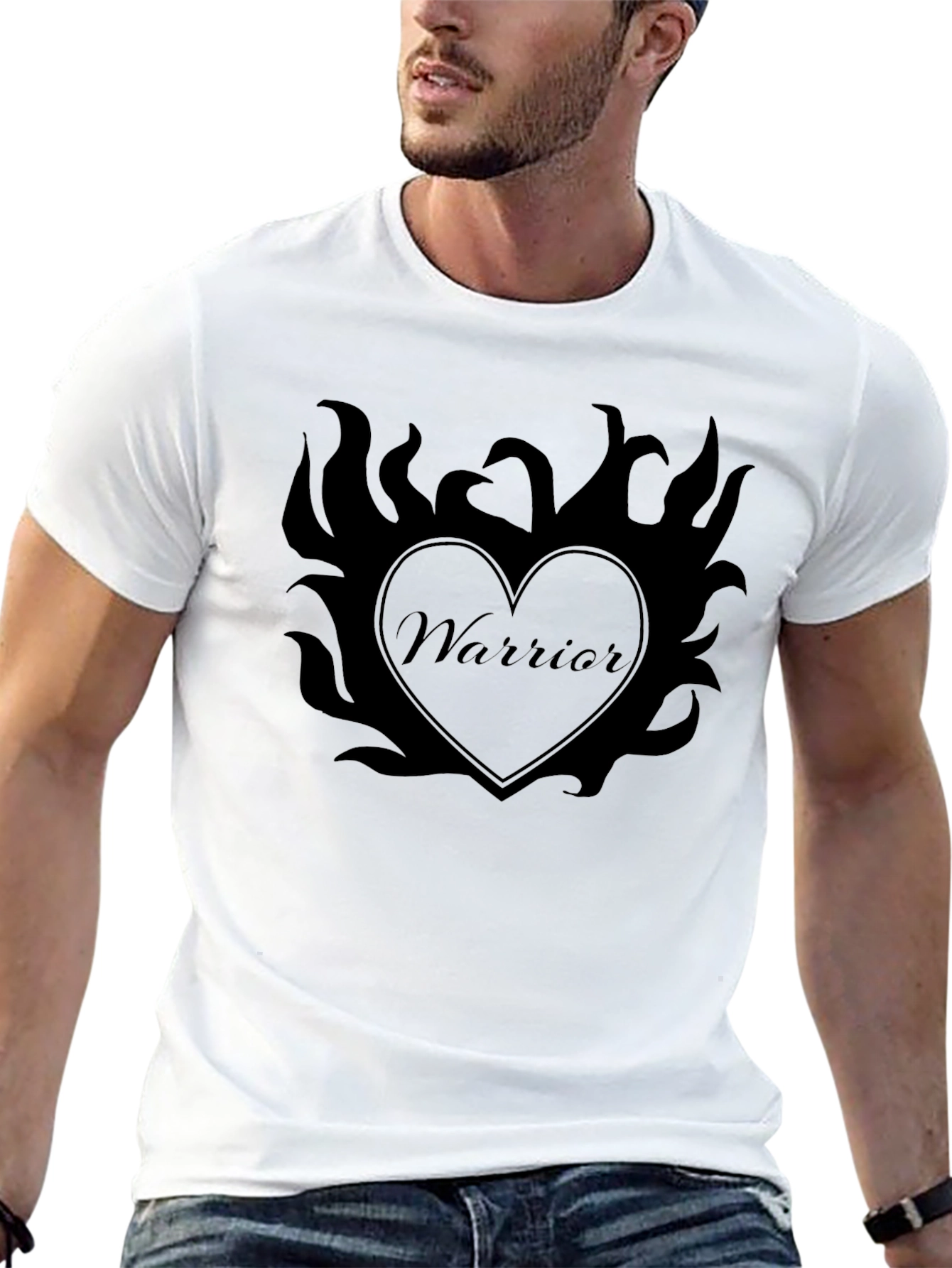 Warrior Heart Tee - Mens Graphic T-Shirt