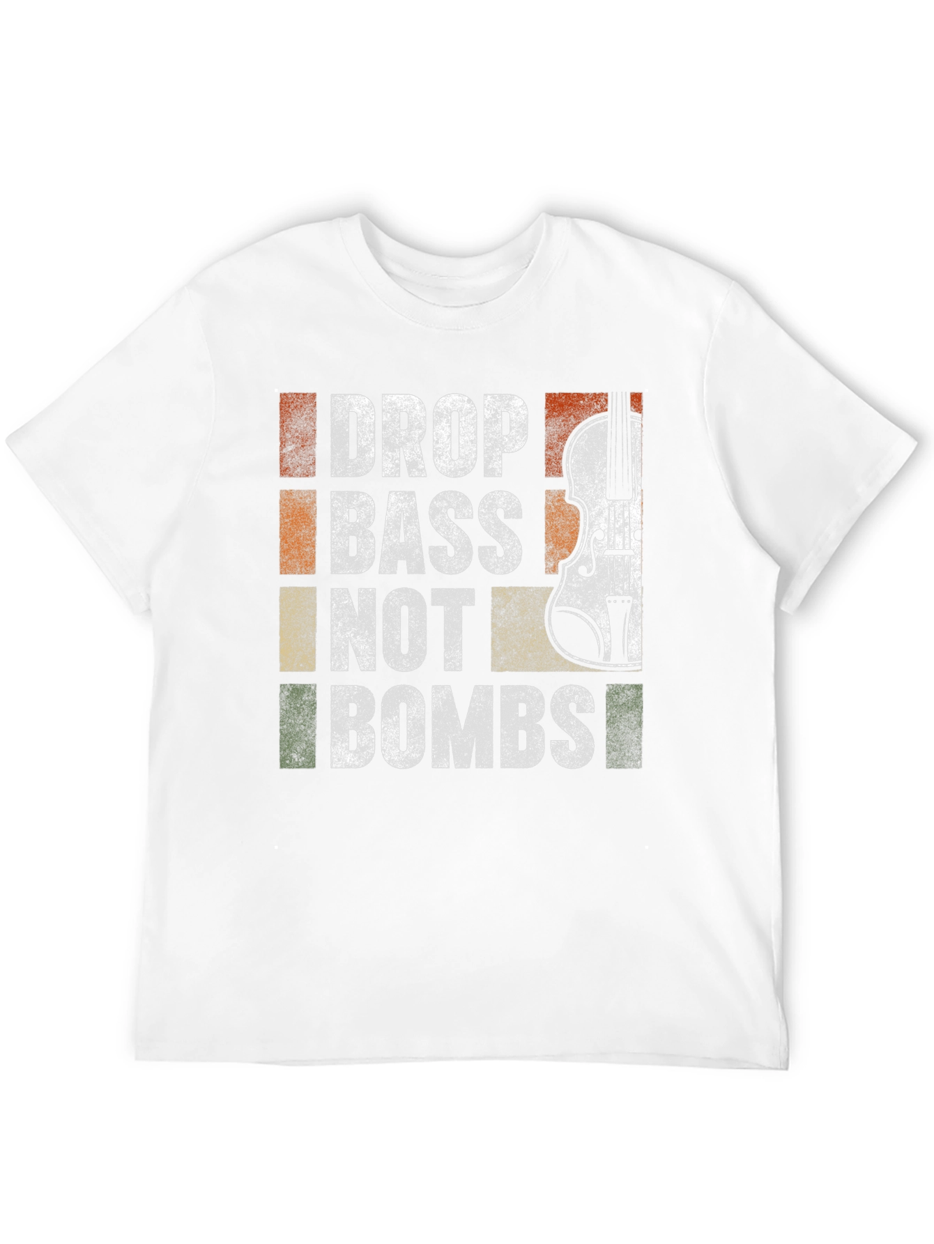 Drop Bass Not Bombs Graphic T-Shirt