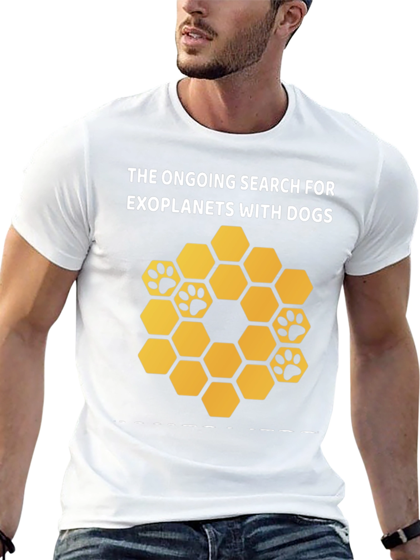 The Ongoing Search for Exoplanets with Dogs T-Shirt