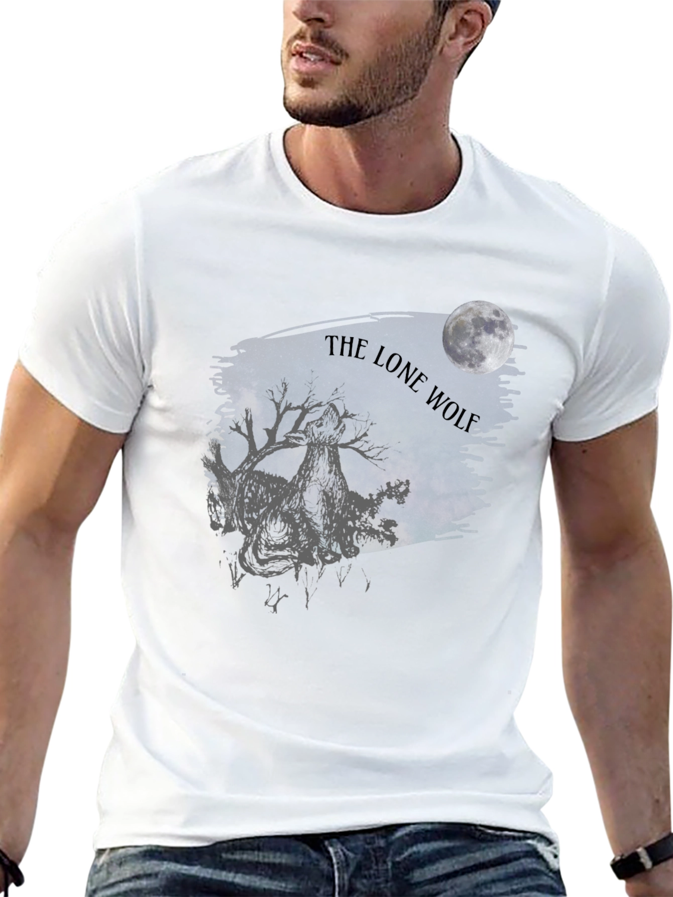 The Lone Wolf Graphic Tee - Dark Moon Design