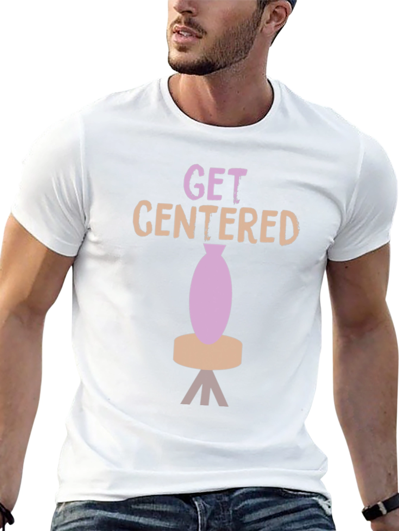 Get Centered Pottery T-Shirt - Artistic Design Tee