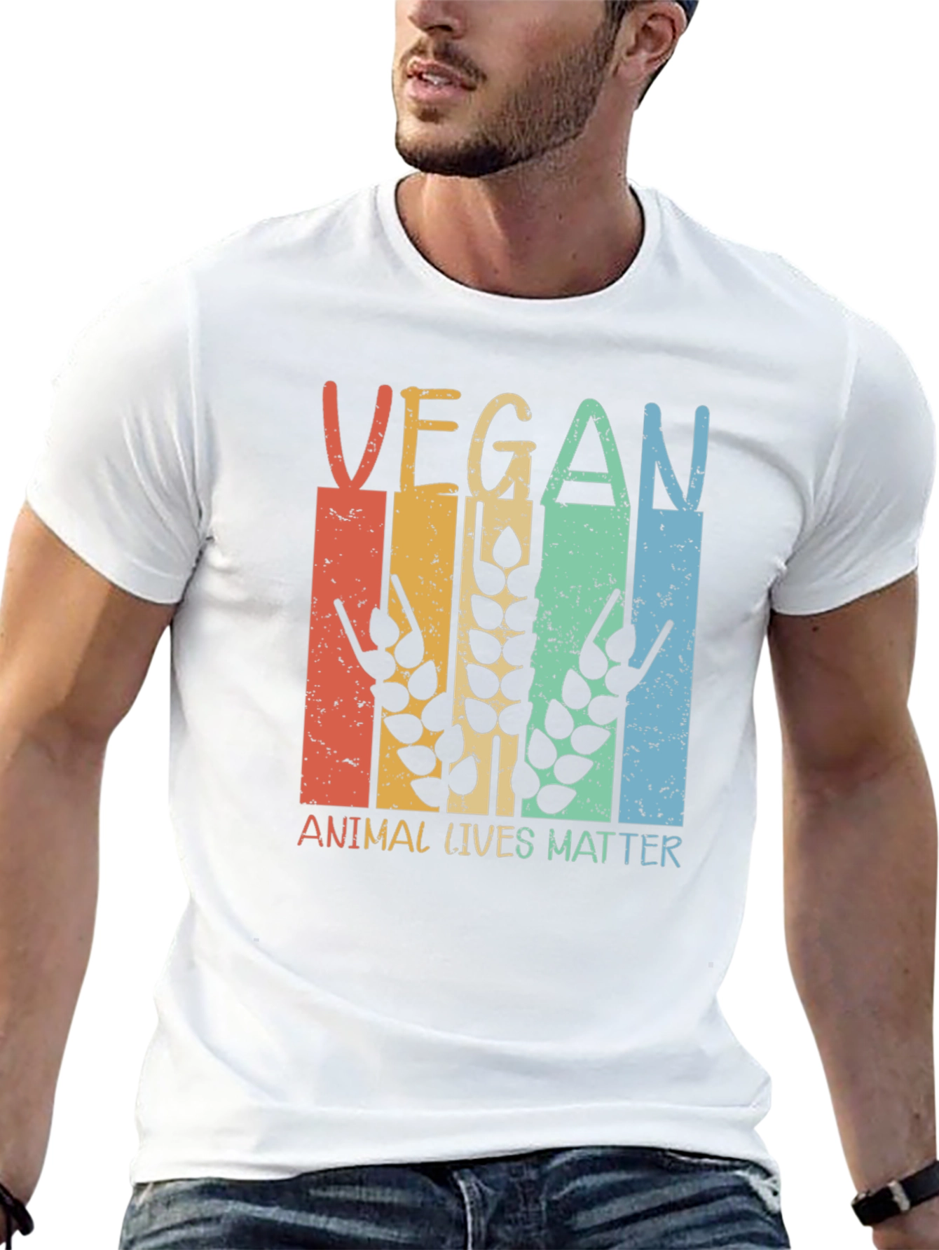 Vegan Animal Lives Matter Graphic Tee