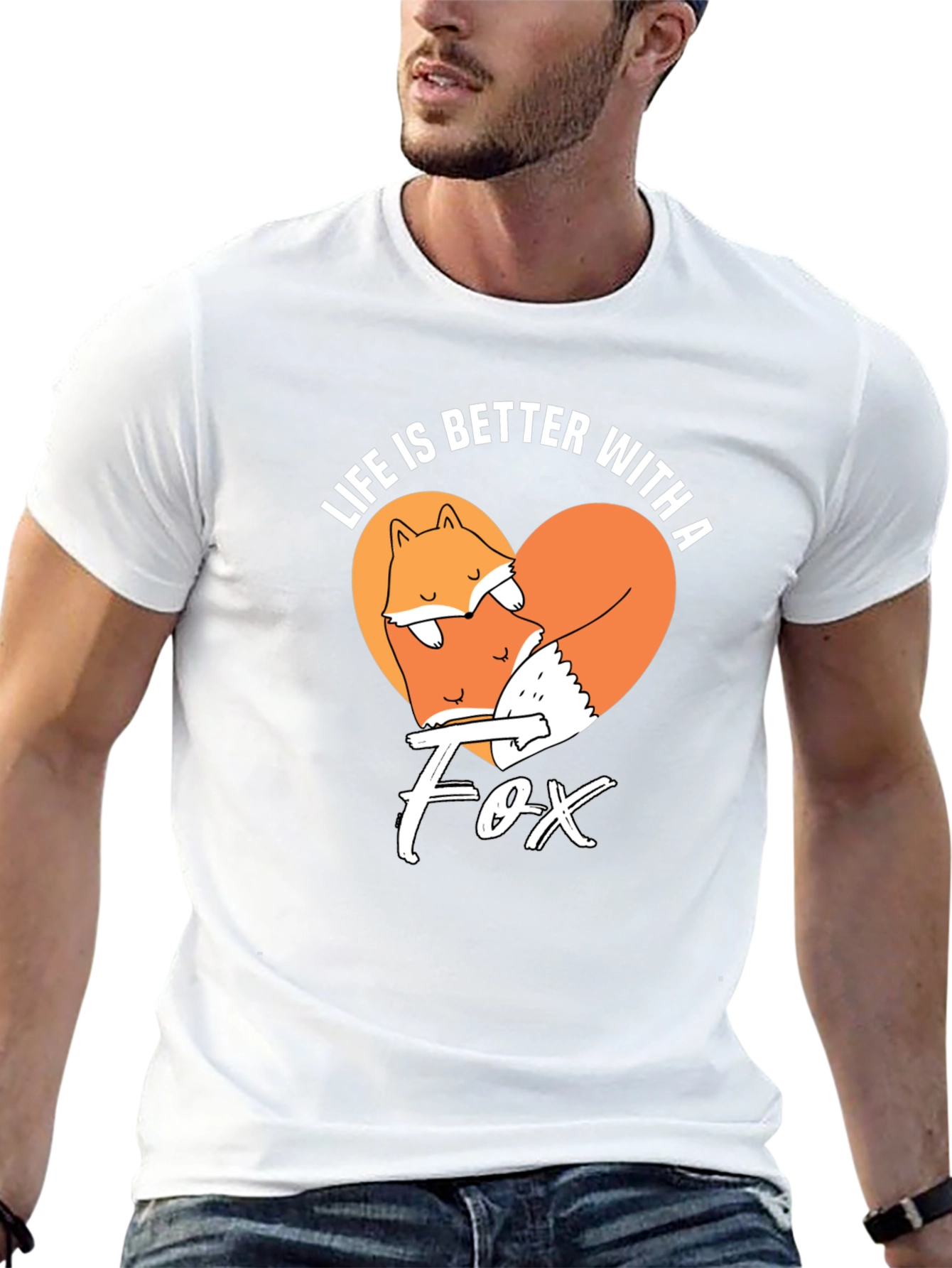 Life is Better With a Fox Graphic Tee