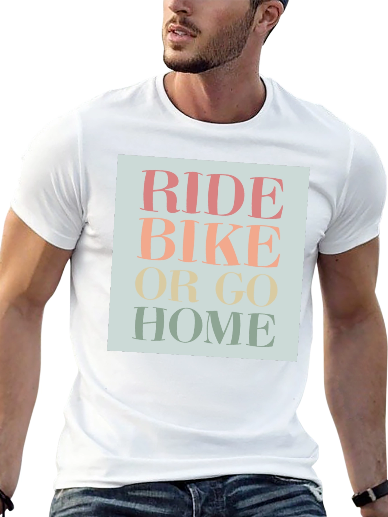 Ride Bike Or Go Home Graphic Tee