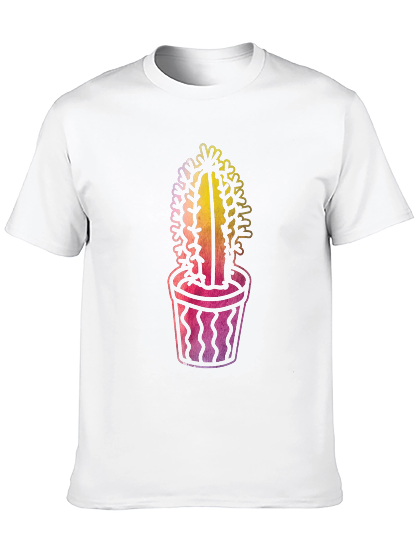 Cactus Graphic Tee - Trendy Plant Lover Shirt