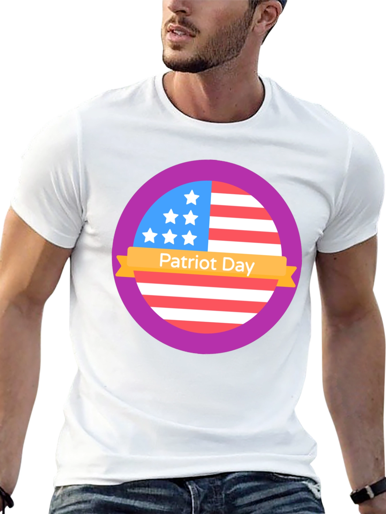 Patriot Day T-Shirt: Stars & Stripes Patriotic Pride