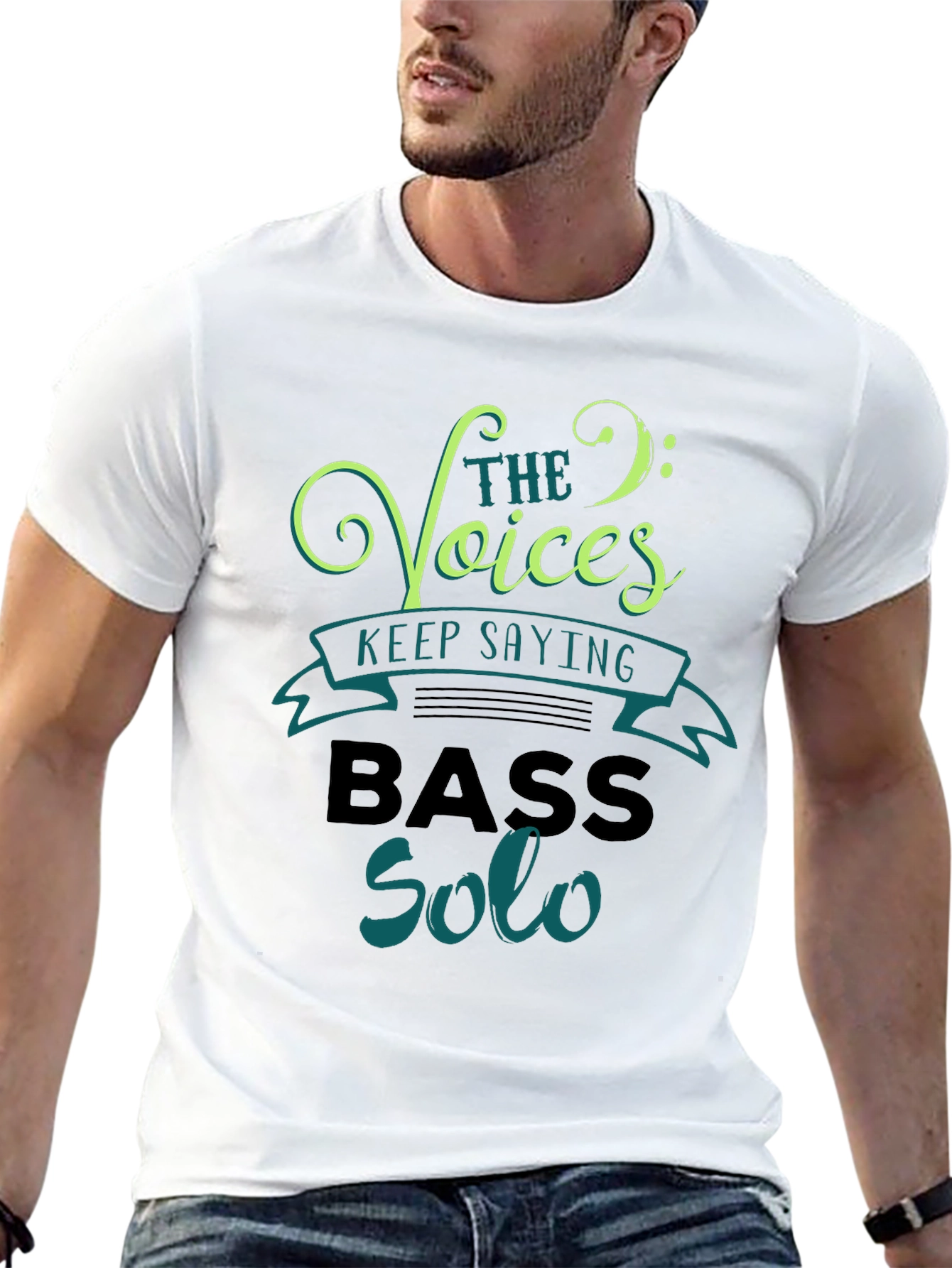 Bass Solo Voices T-Shirt - Music Lover Tee