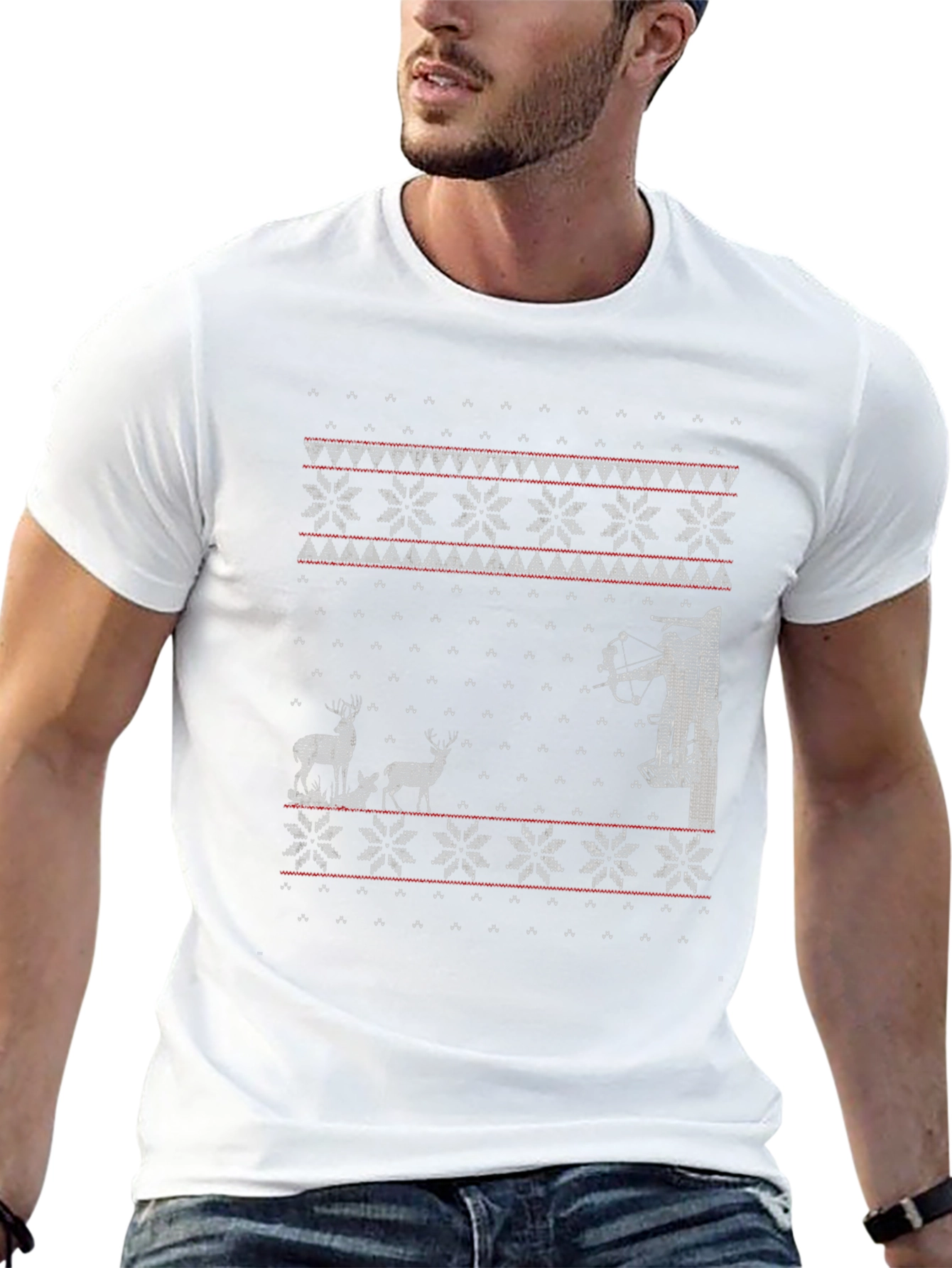 Novelty Hunting Christmas T-Shirt