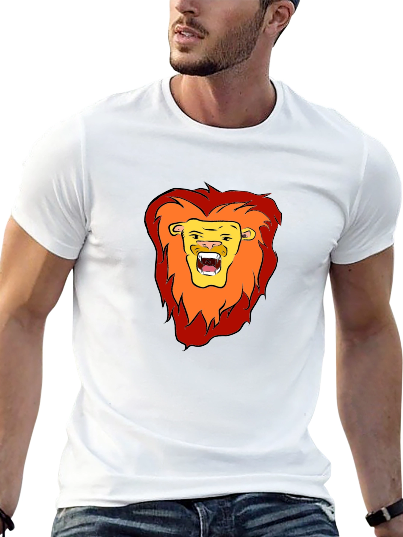 Lion Graphic Tee - Bold & Stylish