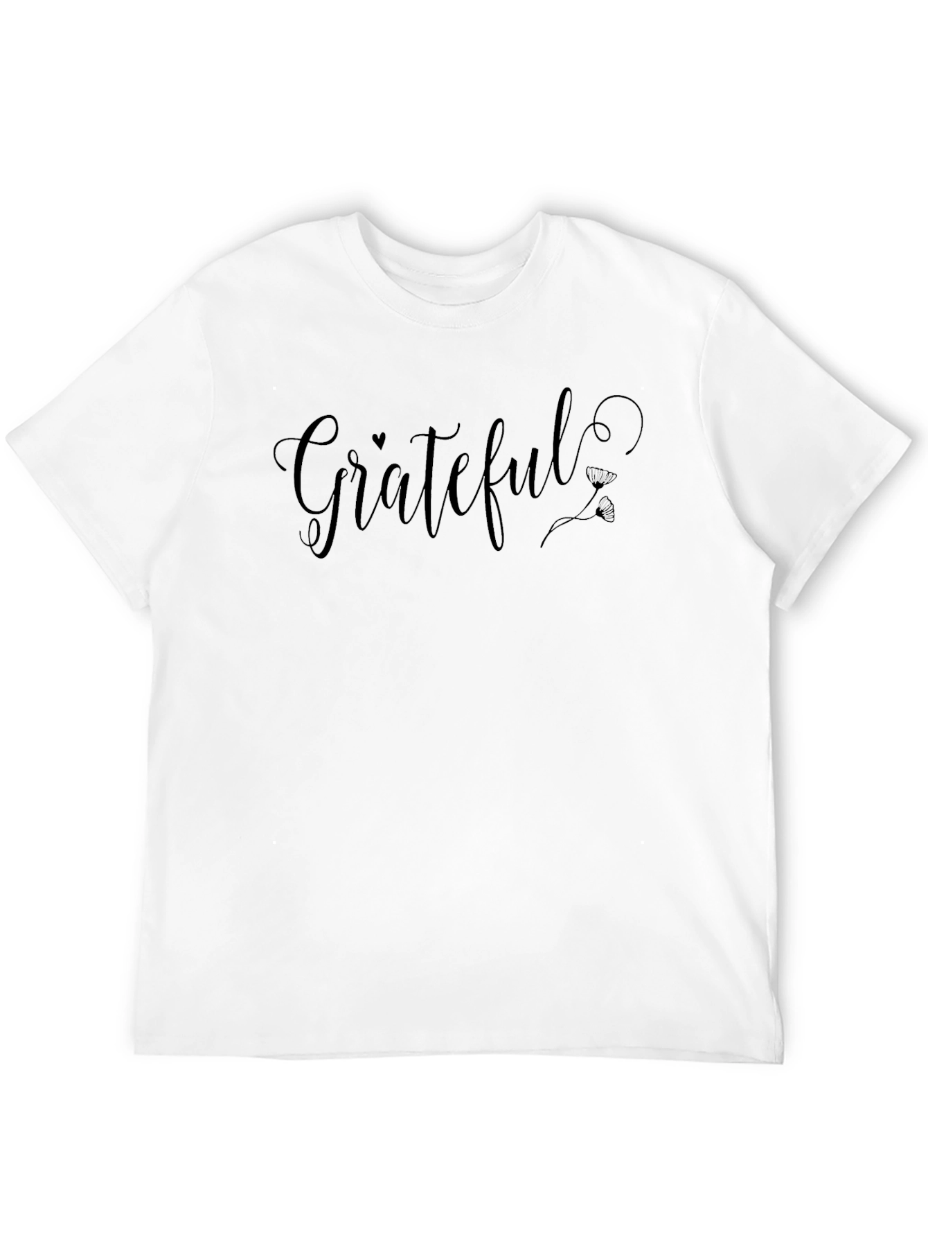 Grateful Black T-Shirt - Stylish & Comfortable