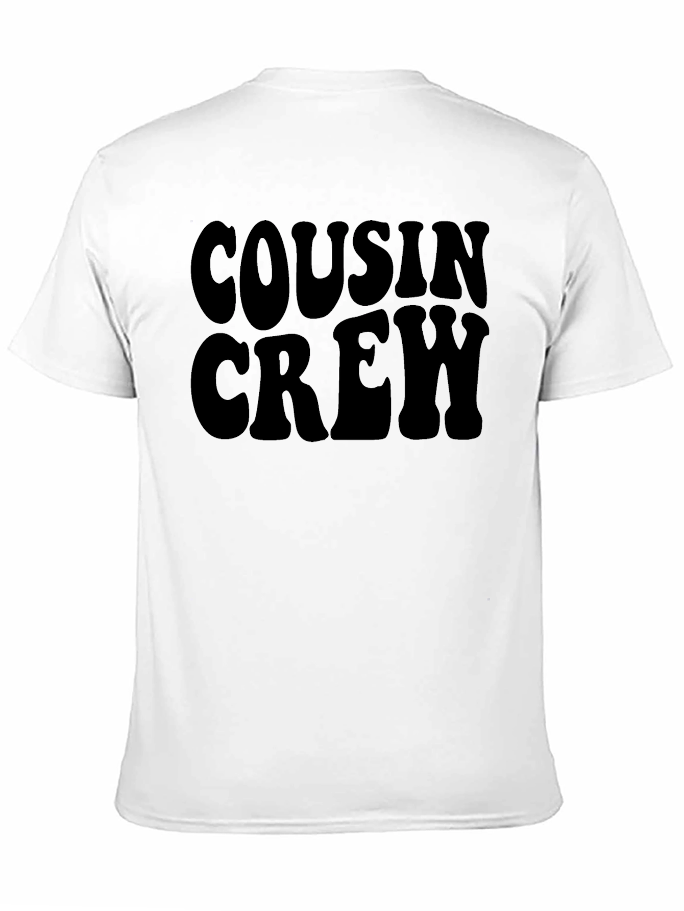 Cousin Crew Black Graphic T-Shirt
