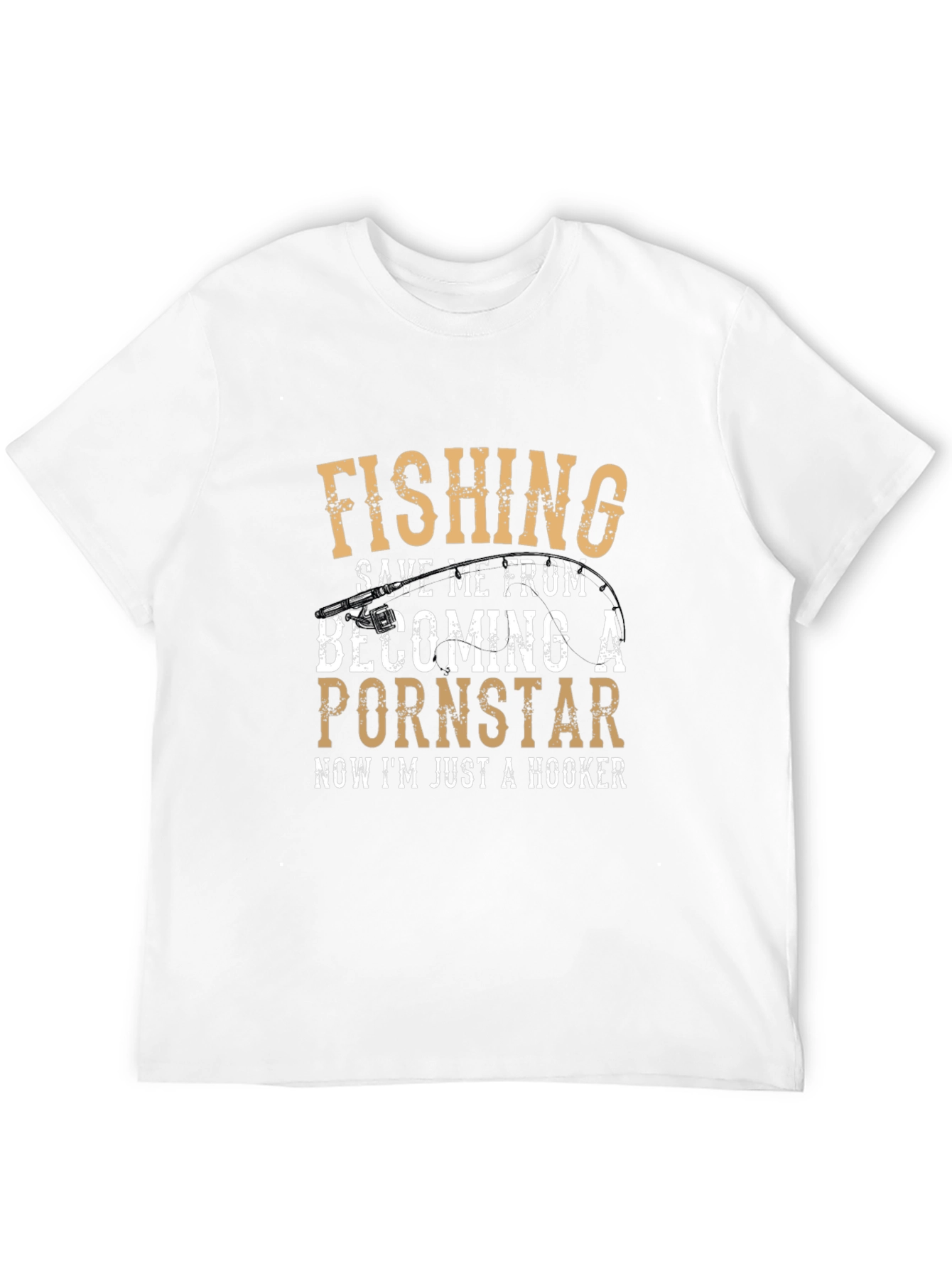 Fishing Hooker Graphic T-Shirt