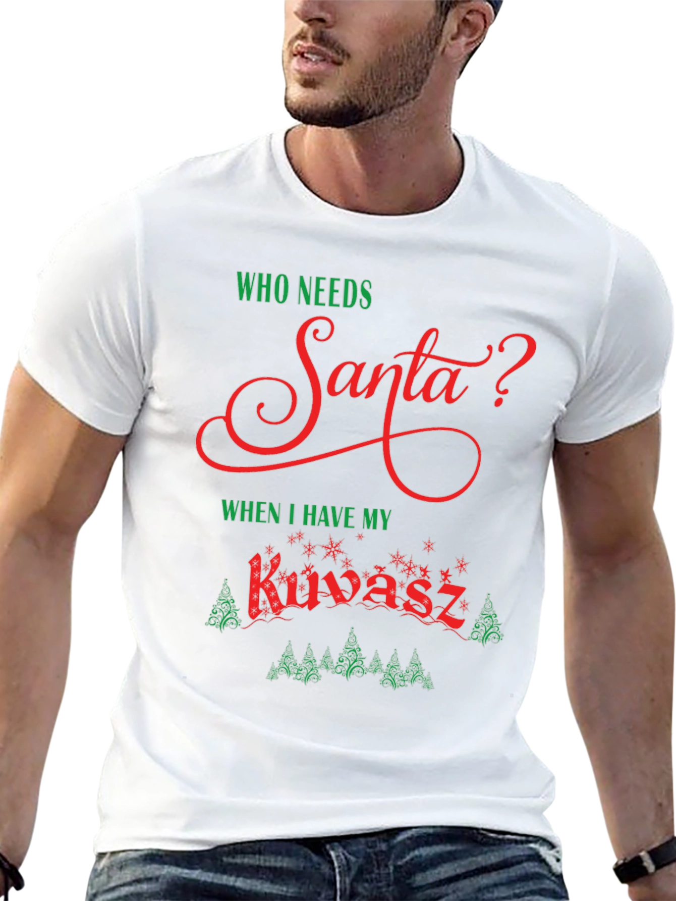 Funny Kuvasz Christmas T-Shirt